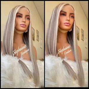 Human Hair Blended Lace Front Wig
